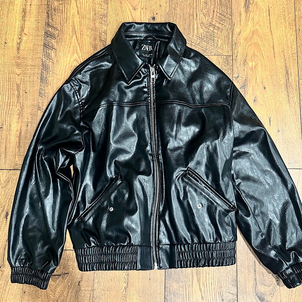 Zara Faux Leather Jacket